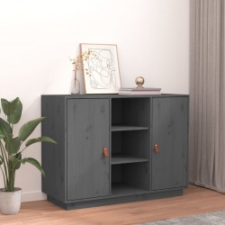 Sonata H Сайдборд, сив, 100x40x75 см, бор масив - Corpuri, vitrine, biblioteci modulare