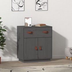 Sonata H Сайдборд, сив, 65,5x40x75 см, бор масив - Corpuri, vitrine, biblioteci modulare