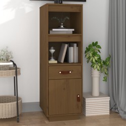 Sonata H Висок шкаф, меденокафяв, 34x40x108,5 см, борово дърво масив - Corpuri, vitrine, biblioteci modulare