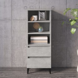 Sonata H Висок шкаф, Бетонно сиво, 40x36x110 см, инженерно дърво - Corpuri, vitrine, biblioteci modulare