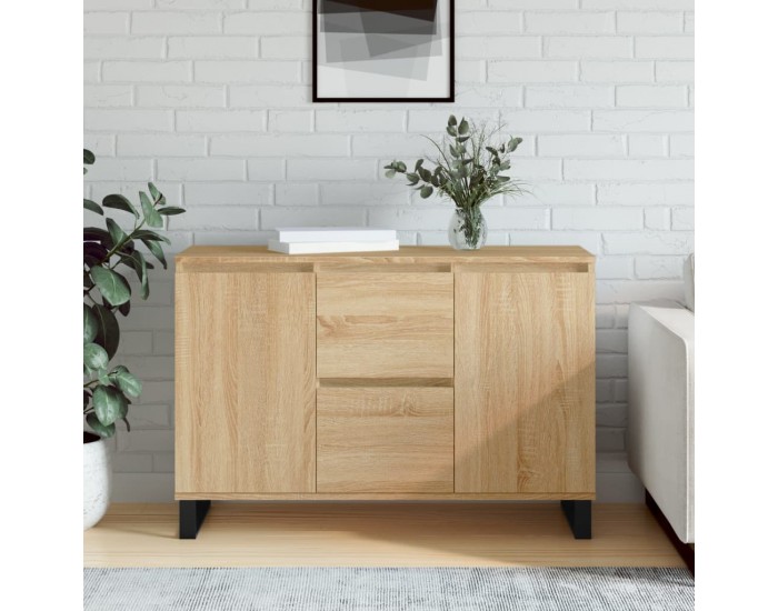 Sonata H Сайдборд, дъб сонома, 104x35x70 см, инженерно дърво