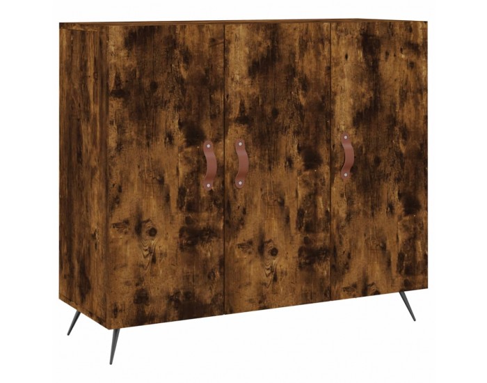 Sonata H Сайдборд, опушен дъб, 90x34x80 см, инженерно дърво