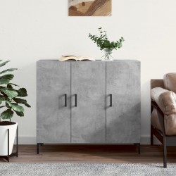 Sonata H Сайдборд, бетонно сив, 90x34x80 см, инженерно дърво - Corpuri, vitrine, biblioteci modulare
