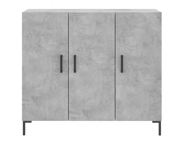 Sonata H Сайдборд, бетонно сив, 90x34x80 см, инженерно дърво