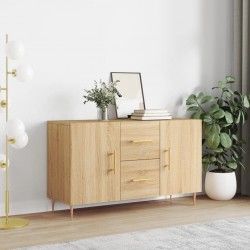 Sonata H Сайдборд, дъб сонома, 100x36x60 см, инженерно дърво - Corpuri, vitrine, biblioteci modulare