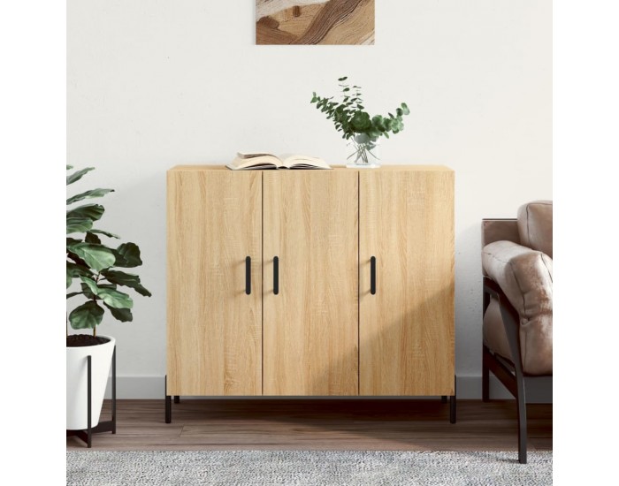 Sonata H Сайдборд, дъб сонома, 90x34x80 см, инженерно дърво