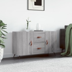 Sonata H Сайдборд, Сив сонома, 100x36x60 см, инженерно дърво - Corpuri, vitrine, biblioteci modulare