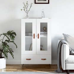 Sonata H Висок шкаф, бял, 69,5x31x115 см, инженерно дърво - Corpuri, vitrine, biblioteci modulare