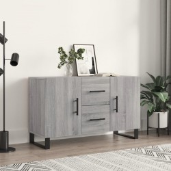 Sonata H Сайдборд, Сив сонома, 100x36x60 см, инженерно дърво - Corpuri, vitrine, biblioteci modulare
