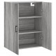 Sonata Dulap montat pe perete, gri sonoma, 69,5x34x90 cm