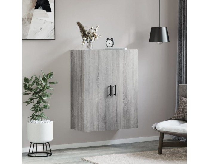 Sonata Dulap montat pe perete, gri sonoma, 69,5x34x90 cm