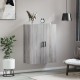 Sonata Dulap montat pe perete, gri sonoma, 69,5x34x90 cm