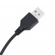 Sonata H Сайдборд с LED светлини, oпушен дъб, 80x35x75 см