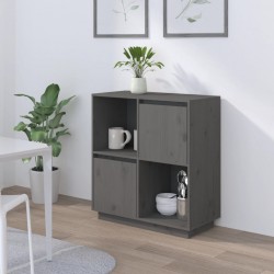 Sonata H Сайдборд, сив, 74x35x80 см, бор масив - Corpuri, vitrine, biblioteci modulare