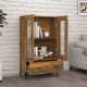 Sonata H Висок шкаф, опушен дъб, 70x31x115 см, инженерно дърво