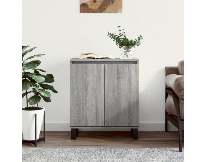 Sonata H Сайдборд, сив сонома, 60x35x70 см, инженерно дърво