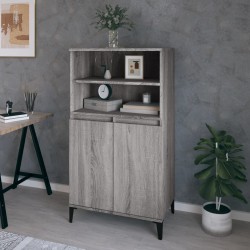 Sonata H Висок шкаф, Сив сонома, 60x36x110 см, инженерно дърво - Corpuri, vitrine, biblioteci modulare