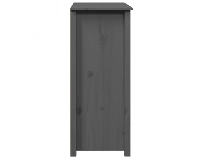 Sonata H Висок шкаф, сив, 83x41,5x100 см, бор масив