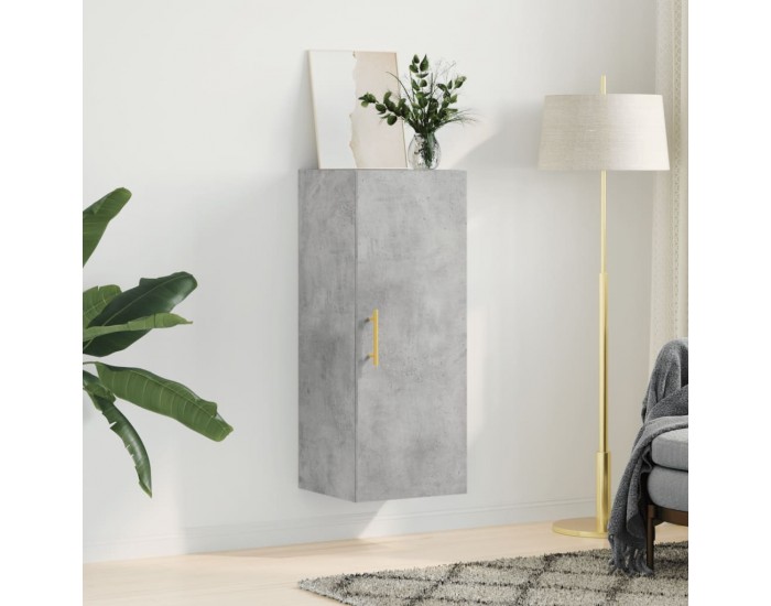 Sonata H Стенен шкаф бетонно сив 34,5x34x90 см