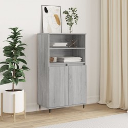 Sonata H Висок шкаф, Сив сонома, 60x36x110 см, инженерно дърво - Corpuri, vitrine, biblioteci modulare