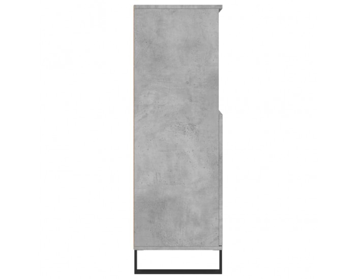 Sonata H Висок шкаф, бетонно сив, 60x36x110 см, инженерно дърво