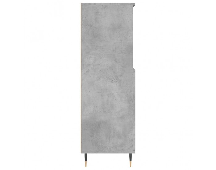 Sonata H Висок шкаф, бетонно сив, 60x36x110 см, инженерно дърво