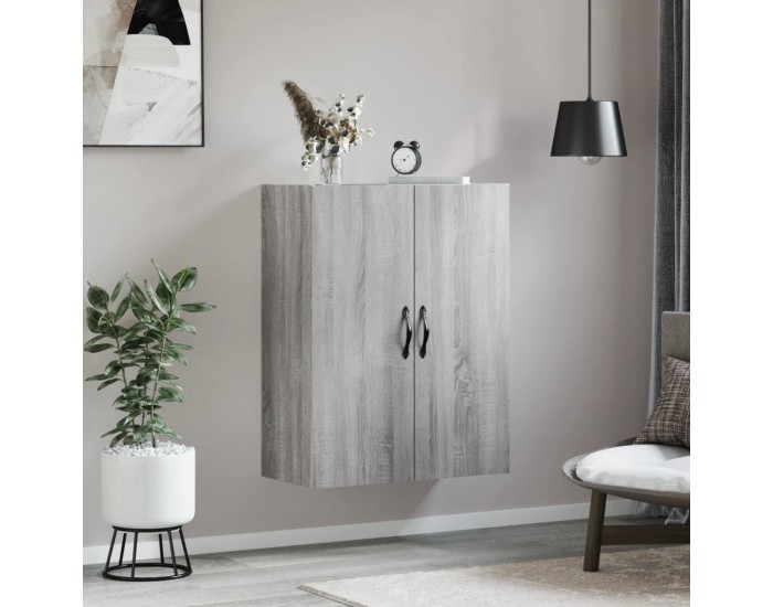 Sonata H Стенен шкаф сив сонома 69,5x34x90 см инженерно дърво
