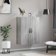 Sonata H Стенен шкаф сив сонома 69,5x34x90 см инженерно дърво