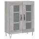 Sonata Dulap înalt, gri sonoma, 69,5x34x180 cm, lemn compozit