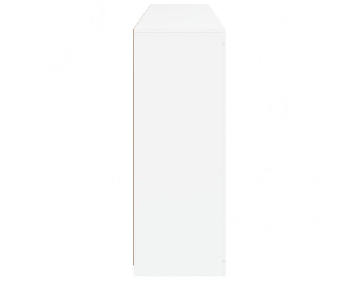 Sonata H Сайдборди с LED осветление, 3 бр, бели, инженерно дърво