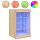 Sonata H Сайдборд с LED светлини, сонома дъб, 41x37x67 см