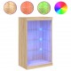 Sonata H Сайдборд с LED светлини, сонома дъб, 60,5x37x100 см