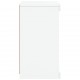 Sonata H Сайдборд с LED светлини, бял, 41x37x67 см