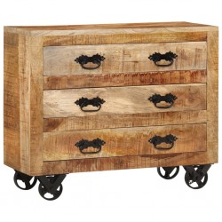 Sonata H Бюфет с 3 чекмеджета 80x30x65 см масивно мангово дърво - Living