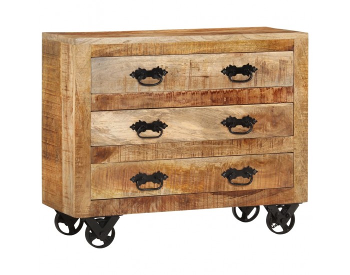 Sonata H Бюфет с 3 чекмеджета 80x30x65 см масивно мангово дърво