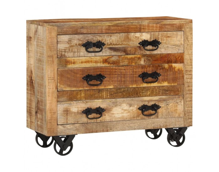 Sonata H Бюфет с 3 чекмеджета 80x30x65 см масивно мангово дърво