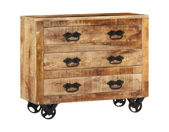 Sonata H Бюфет с 3 чекмеджета 80x30x65 см масивно мангово дърво