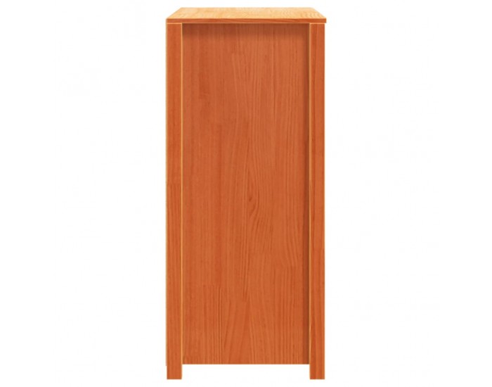 Sonata H Страничен шкаф, восъчнокафяв, 100x40x90 см, борово дърво масив
