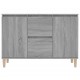 Sonata H Сайдборд, сив сонома, 101x35x70 см, инженерно дърво
