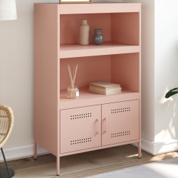 Sonata H Висок шкаф, розов, 68x39x113 см, стомана - Corpuri, vitrine, biblioteci modulare