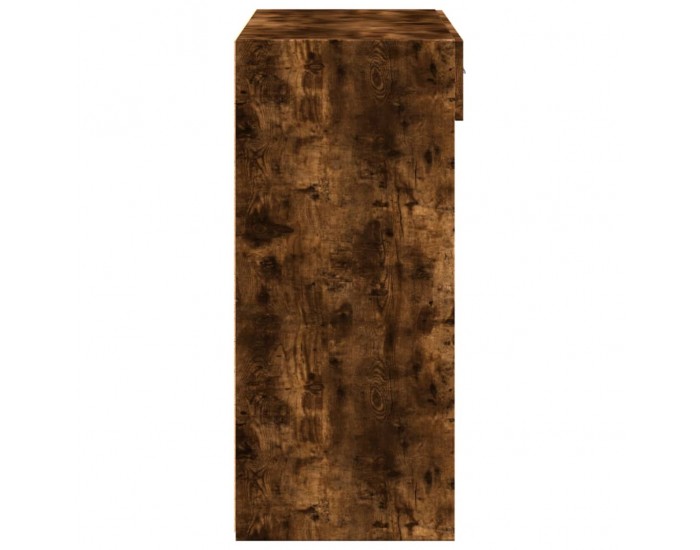 Sonata H Висок шкаф, опушен дъб, 80x42,5x124 см, инженерно дърво