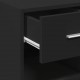 Sonata H Сайдборд, черен, 40x42,5x93 см, инженерно дърво