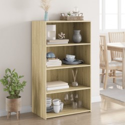 Sonata H Висок шкаф, сонома дъб, 70x41x124 см, инженерно дърво - Corpuri, vitrine, biblioteci modulare
