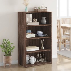 Sonata H Висок шкаф, кафяв дъб, 70x41x124 см, инженерно дърво - Corpuri, vitrine, biblioteci modulare