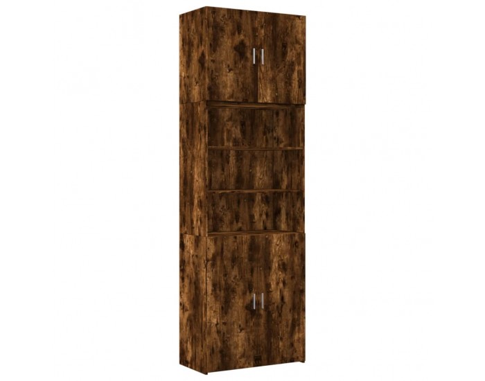 Sonata H Висок шкаф, опушен дъб, 80x42,5x249 см, инженерно дърво