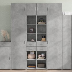 Sonata H Висок шкаф, бетонно сив, 70x42,5x185 см, инженерно дърво - Corpuri, vitrine, biblioteci modulare