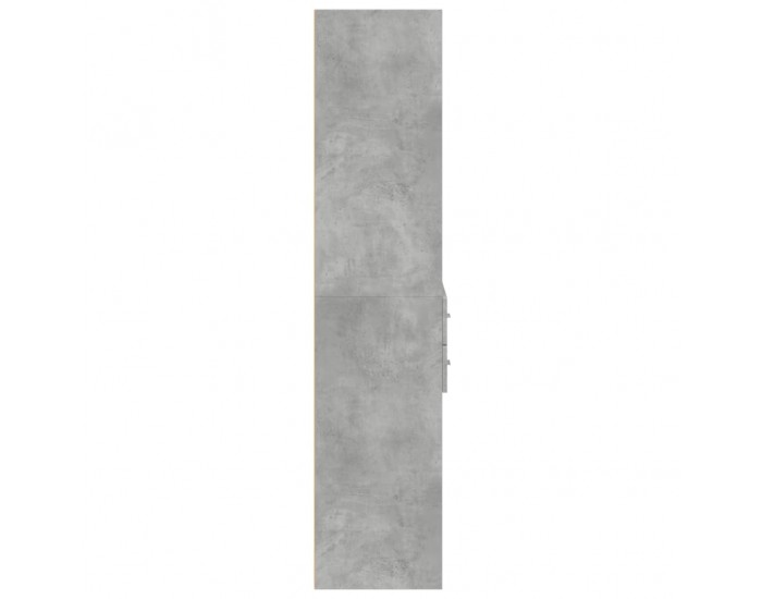 Sonata H Висок шкаф, бетонно сив, 70x42,5x185 см, инженерно дърво