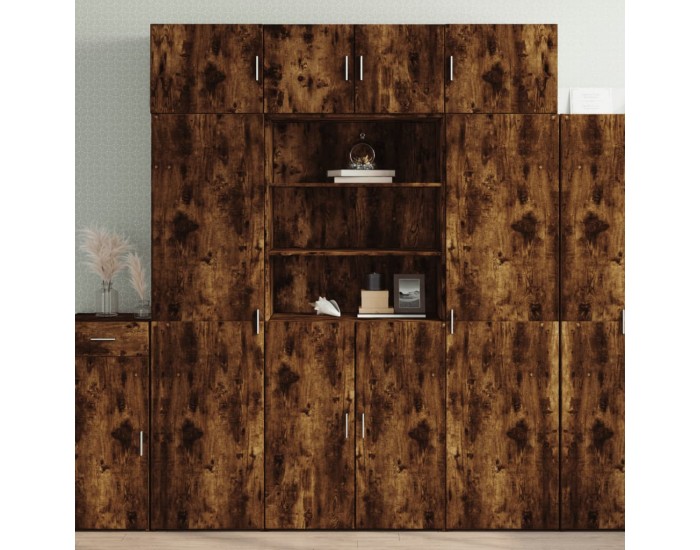Sonata H Висок шкаф, опушен дъб, 80x42,5x185 см, инженерно дърво