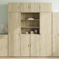 Sonata H Висок шкаф, сонома дъб, 80x42,5x185 см, инженерно дърво - Corpuri, vitrine, biblioteci modulare