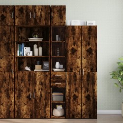Sonata Dulap de depozitare slim, stejar fumuriu, 30x42,5x225 cm, lemn